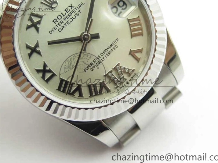 BP SS Edition Maker Roman Best Oyster 31mm on Bracelet 278271 Dial Datejust Silver 0417
